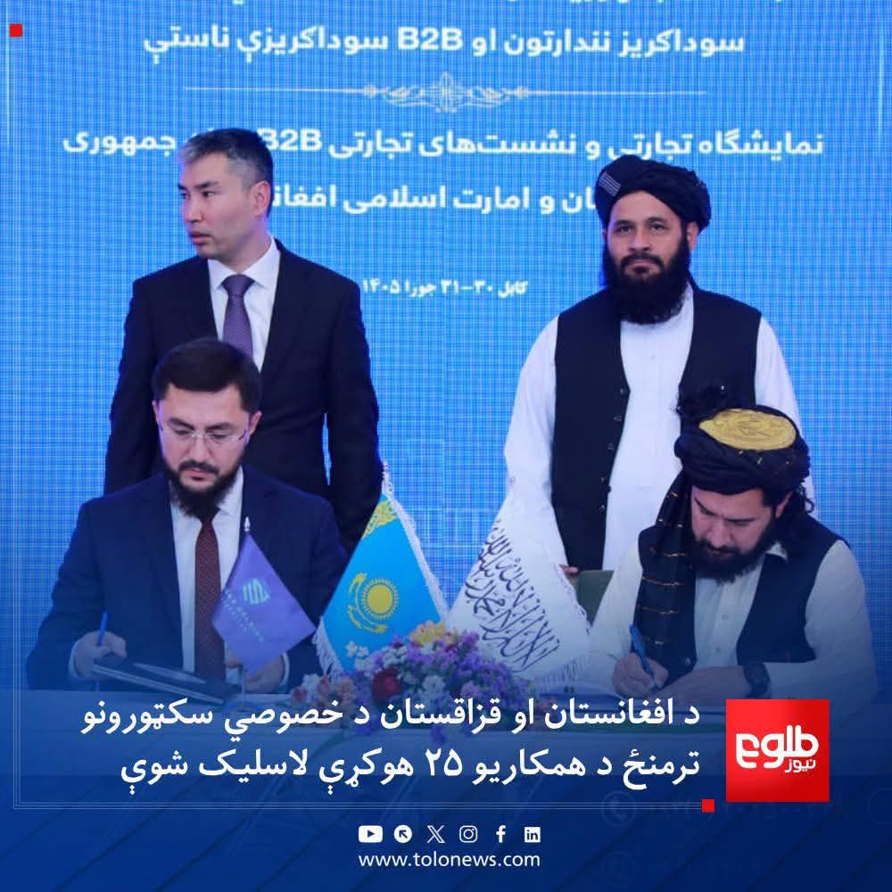 Afghanistan–Kazakhstan B2B cooperation agreements